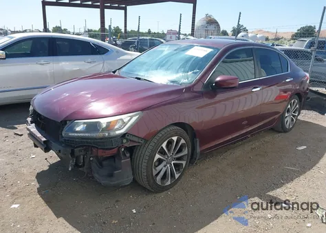 2015 Honda Accord Sport z USA, uszkodzony, nr VIN 1HGCR2F50FA024367